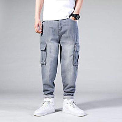 Men's Stylish Casual Pants Cargo Pants Classic Multiple Pockets Full Length Pants Casual Daily Solid Color Comfort Outdoor High Waist Gray 30 32 34 36 38 miniinthebox Men's Stylish Casual Pants Cargo Pants Classic Multiple Pockets Full Length Pants Casual Daily Solid Color Comfort Outdoor High Waist Gray 30 32 34 36 38 miniinthebox