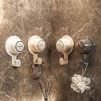 6pcs Wall Hole Decoration Cover Hook Bathroom Reserved Water Pipe Opening Cover Plug Cover Air Conditioning Hole Opening Cap Hook Lightinthebox - thumbnail