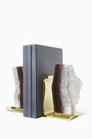 Fim Natural Agate Bookends, Set of 2 Fim Natural Agate Bookends, Set of 2