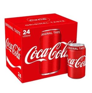 Coca Cola Regular Can 330ml Pack of 24