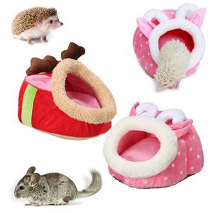 Small Animal Hamster Rat Hedgehog Squirrel Soft Warm Plush Pillow House Nest