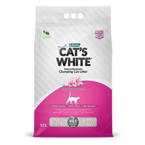 Cat's White Clumping Cat Litter 10L Baby Powder Perfumed