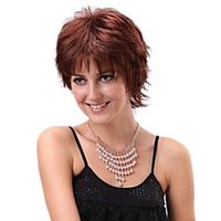 Synthetic Wig Curly  Kinky Curly Style With Bangs Wig #130 Synthetic Hair 6 inch Women's With Bangs Wig Lightinthebox - thumbnail