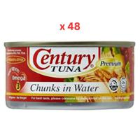 Century Tuna Chunks In Water - 184 Gm Pack Of 48 (UAE Delivery Only)