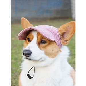 1 pet hat casual cat dog cross dressing baseball hat pet season sun hat suitable for cats and small to medium-sized dogs Lightinthebox