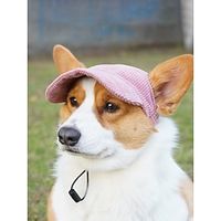 1 pet hat casual cat dog cross dressing baseball hat pet season sun hat suitable for cats and small to medium-sized dogs Lightinthebox - thumbnail
