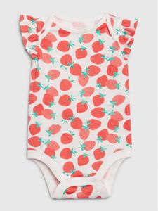 Baby Print Ruffle Bodysuit