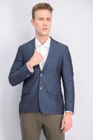 Mens Slim Fit Blazer  Chambray Blue - thumbnail