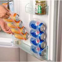 Cans Storage Box Refrigerator Organizer Sauce Bottle Container Four Case Organization