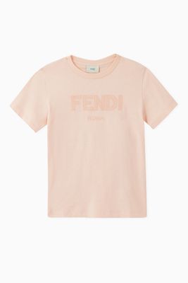 Embroidered Logo T-shirt in Cotton Embroidered Logo T-shirt in Cotton