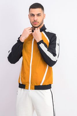 Men Recovery Windbreaker Jacket Black/Rust Men Recovery Windbreaker Jacket Black/Rust