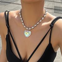 Necklace Pearl Women's Elegant Cute Classic Heart Cute Heart Shape Necklace For Work Prom Club Lightinthebox