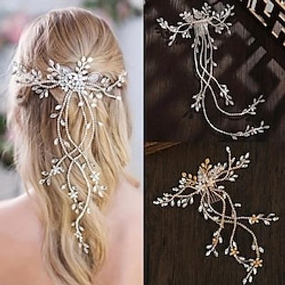 Headbands Headdress Headpiece Alloy Wedding Bridal With Rhinestone Flower Headpiece Headwear Lightinthebox