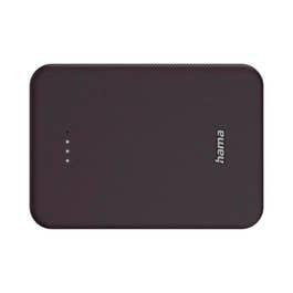 Hama HAM-201712 Colour 10 Plum 10000 mAh Power Pack, Black