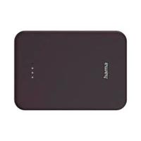 Hama HAM-201712 Colour 10 Plum 10000 mAh Power Pack, Black