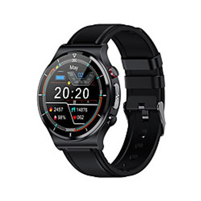E88 Smartwatch Fitness Running Watch Bluetooth ECGPPG Temperature Monitoring Pedometer Long Standby Call Reminder Step Tracker IP68 46mm Watch Case for Smartphone Men Women miniinthebox