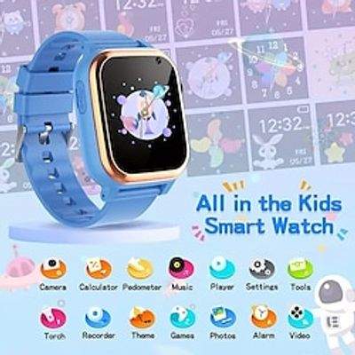 Smart Watch Camera Game Watch Toys With 16 Games Alarm Video Music Player Flashlight Pedometer Educational Watch Gift For Girls And Boys miniinthebox