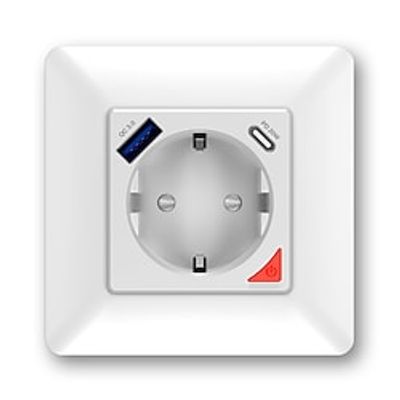 WiFi Smart Socket 16A EU MOES/Tuya APP Remote Control Power Plug Outlet Timing Function Fast Charge USB Type-C Voice Control Alexa Google Home for Daily / Living Room miniinthebox
