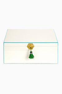 White Large Lacquer Jewellery Box