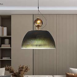 Pendant Light Fixtures 1-Light Green Glass Modern Pendant Lighting for Kitchen Island Farmhouse Japanese Simple Modern Chandelier Single Head Hanging Lamp85-265V Lightinthebox