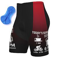 21Grams Men's Cycling Shorts Summer Spandex Polyester Bike Shorts Pants Padded Shorts  Chamois 3D Pad Quick Dry Moisture Wicking Sports Gradient Burgundy Mountain Bike MTB Road Bike Cycling Clothing Lightinthebox - thumbnail