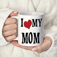 1pc Mother's Day Gift For Mom Funny Mugs For Her Mom Gifts I Love My Mom Coffee Mug Ideal Gifts For Mom Birthday Gifts For Women Baby Gift For Mom Funny Mug Funny Gift Tea Cup 11oz Ceramic Coffee Lightinthebox