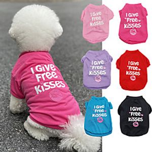 Cat Dog Shirt / T-Shirt Hoodie Sweatshirt Dog Clothes Stylish Keep Warm Christmas Letter  Number Snowflake Blue Costume For Pets miniinthebox
