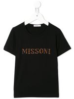 Missoni Kids embellished logo T-shirt - Black