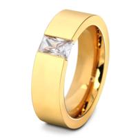 Non core black Titanium Ring Diamonds Male and female general-purpose