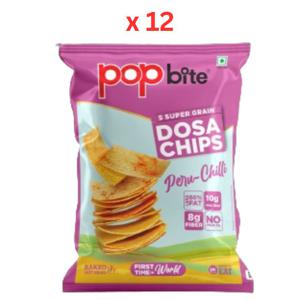 Popbite Dosa Chips Peru Chilli 75 Gm Pack Of 12