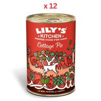 Lily's Kitchen Dog Cottage Pie Wet Dog Food 400G Pack Of 12