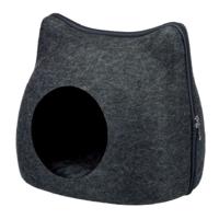 Trixie Cat Face Felt Cat Cave - 38X35X37Cm