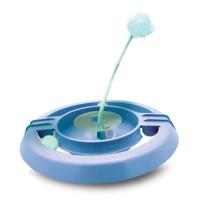 Petstages Wobble Track Chasing Cat Toy Track, Blue