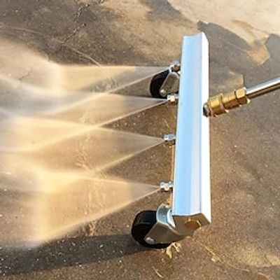 Multifunctional 4 Nozzle High Pressure Washer 4000 PSI Water Broom Cleaner Road Washer Lightinthebox