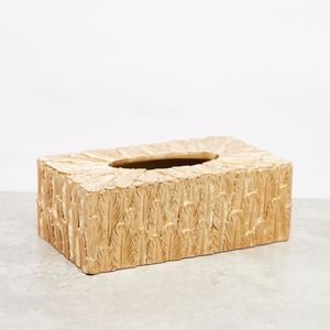 Gold Heron Tissue Box
