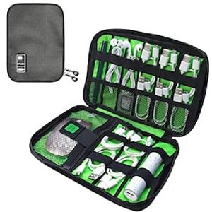 Electronics Organizer Travel Universal Cab Cord Organizer Compact Electronics Organizer Portable Tech Bag Travel Cable Case Travel Essentials for Cable Storage Cord Storage and Electronic Accessories Lightinthebox