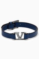 Valentino Garavani VLOGO Bracelet in Leather - thumbnail