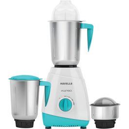 Havells 500W Aspro Neo Mixer Grinder, White and Blue