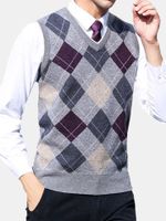 100%Wool Business Casual Sweater Vest