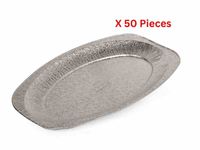 Hotpack Aluminium Oval Platter -50 Pieces - 65180D Hotpack Aluminium Oval Platter -50 Pieces - 65180D