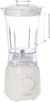 Midea Blender, Power 400Watt, 2 Speeds And Pulse, White Color, With Miller, White - BL2516AG