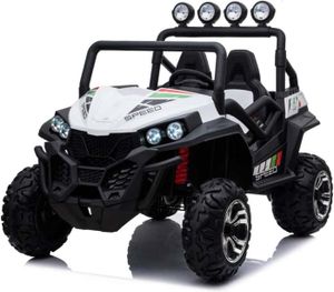 Megastar Ride On 24V Beach Buggy Speed, Electric Toy For Kids - White (UAE Delivery Only)