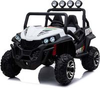 Megastar Ride On 24V Beach Buggy Speed, Electric Toy For Kids - White (UAE Delivery Only) - thumbnail