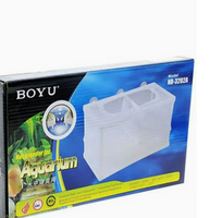 Boyu Aquarium Fish Tank Net Double 26.67x16.51x16.51cm (UAE Delivery Only)