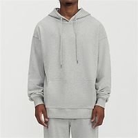 Men's Hoodie Apricot Black Blue Fuchsia Dark Gray Hooded Color Block Work Casual Daily Cotton Basic Streetwear Casual Spring   Fall Clothing Apparel Hoodies Sweatshirts  Lightinthebox - thumbnail