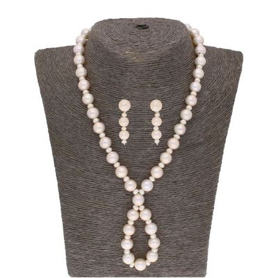Sri Jagdamba Pearls Anahita 1 Line Pearl Set - JPSEP-20-278 Sri Jagdamba Pearls Anahita 1 Line Pearl Set - JPSEP-20-278