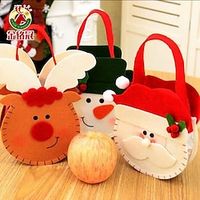 Christmas Apple Bag Drawstring Doll Old Man Christmas Packaging Gift Bags Felt Christmas Gift Bags Christmas Sack Felt Santa Gift. Lightinthebox - thumbnail