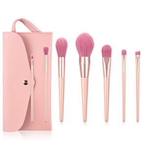 Professional Makeup Brushes 7 PCS Soft Full Coverage Lovely Comfy Wooden / Bamboo for Makeup Tools Eyeliner Brush Blush Brush Foundation Brush Makeup Brush Lip Brush Lash Brush Eyebrow Brush miniinthebox