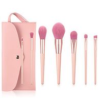 Professional Makeup Brushes 7 PCS Soft Full Coverage Lovely Comfy Wooden / Bamboo for Makeup Tools Eyeliner Brush Blush Brush Foundation Brush Makeup Brush Lip Brush Lash Brush Eyebrow Brush miniinthebox - thumbnail