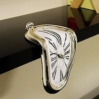 Surreal Melted Twisted Roman Numeral Wall Clocks Surrealism Style Clock Home Accessory Distorted Wall Watch Decor Lightinthebox - thumbnail